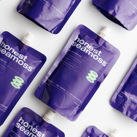Honest Sea Moss gel pouches